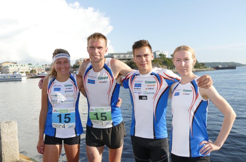 Eesti sprinditeate võistkond MMil võimsa sooritusega üheksas