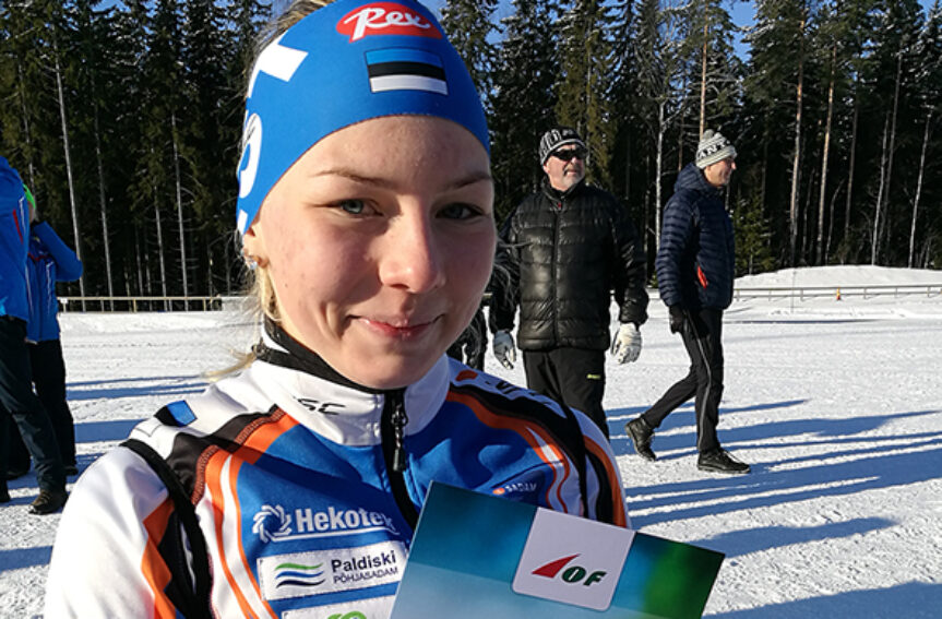 Doris Kudre suusaorienteerumise juunioride MMil taas kuues