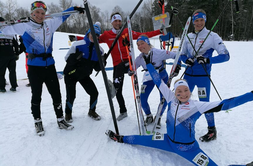 Eesti suusaorienteerumise sprinditeatepaar MK-sarjas 10. kohal