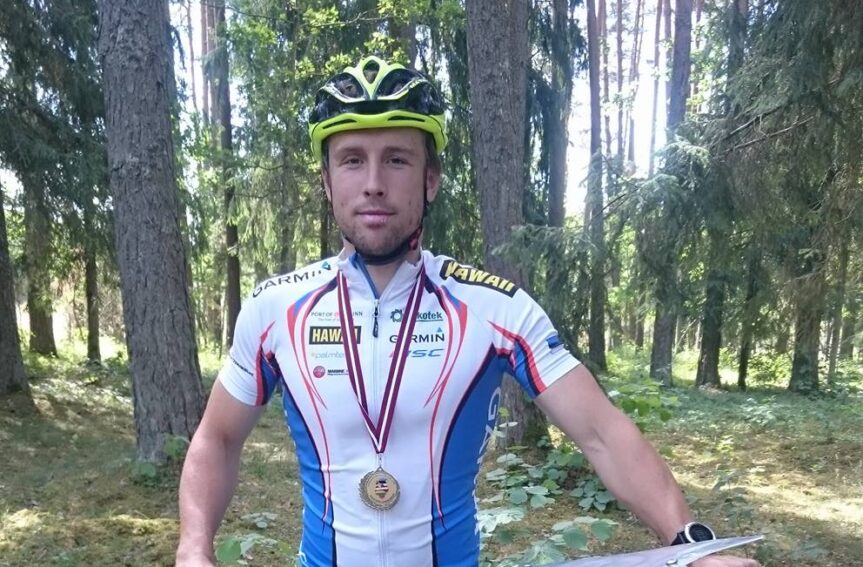 Lauri Malsroos rattaorienteerumise EMi lühirajal 12-nes