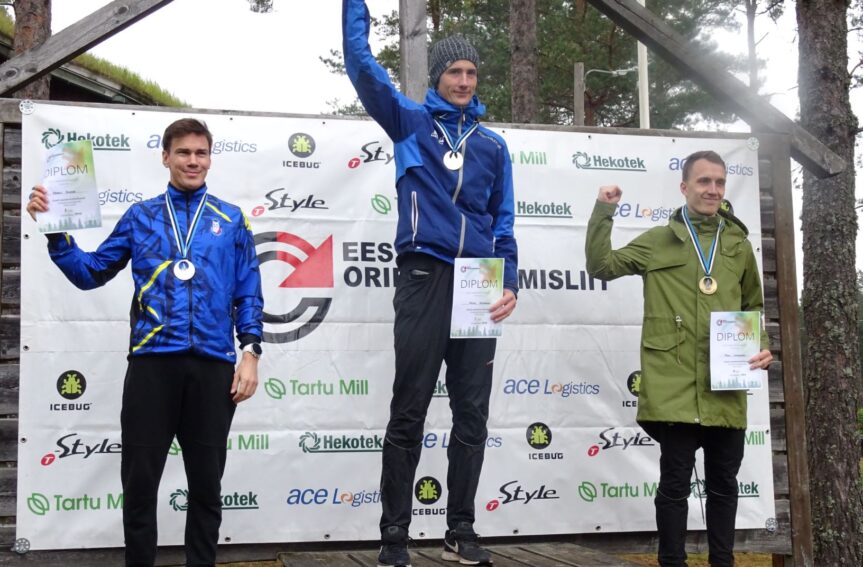 Eesti meistrid orienteerumise pikal rajal on Eleri Hirv ja Kristo Heinmann