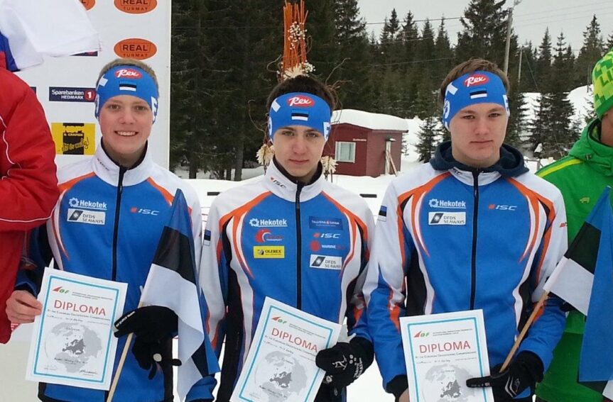Eesti teatevõistkonnad suusaorienteerumise MM-il poodiumikohtadel
