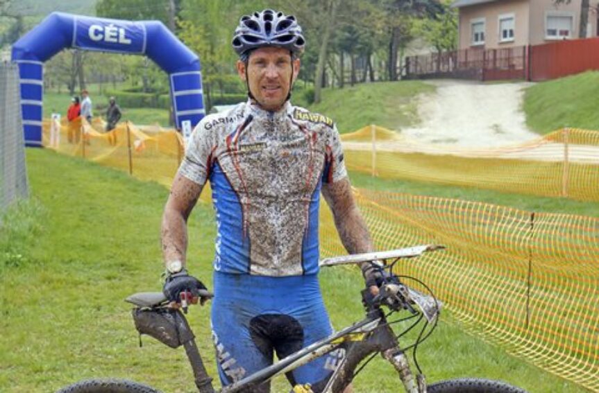 Margus Hallik rattaorienteerumise MK-etapil 14.